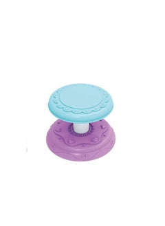 EASY FUTURE EASY FUTURE Toy Vanity Table Makeup Dressing Table Toy Playset Pretend Play Makeup Kit Toy Vanity with Mirror Lipstick Hair Dryer Jewelry and Chair for Kids Girls NoV77868  - Image 4