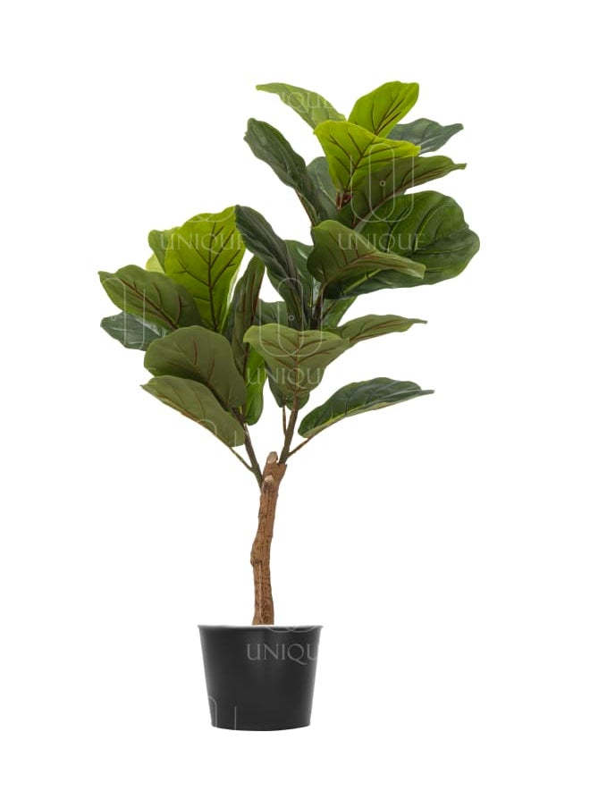 Unique Pots And Plants Fiddle Leaf Fig Artificial Tree H100CM  - Image 1