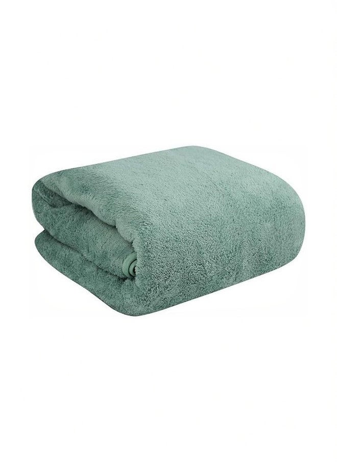 Fezora Microfiber 450 GSM Breathable Bath Towels Set - 3 Pieces in Blue, Green & Teal - Image 3