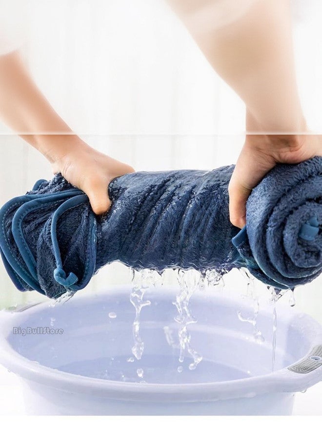 Fezora Microfiber 450 GSM Breathable Bath Towels Set - 3 Pieces in Blue, Green & Teal - Image 4