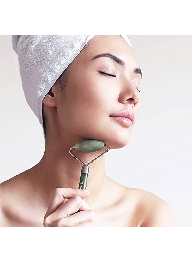 Ginger Chi Gingerchi Jade Roller For Face Care Anti Aging Skin Roller For Face Eyes Cheeks Forehead & Neck Natural Skin Care Facial Tools Made From Real Jade Gua Sha Stone Relieve Fine Lines & Wrinkles - Image 5
