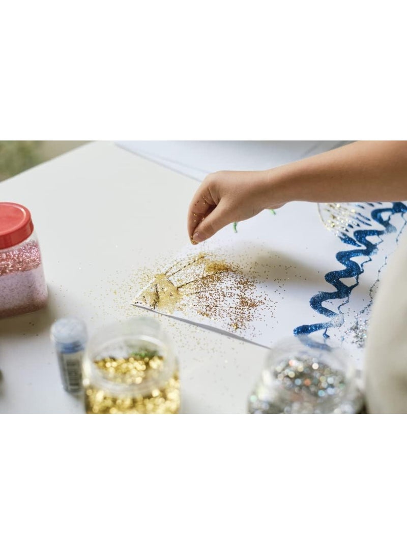 MARKQ Glitter Shaker Bottle, 100g Violet Glitter Pots for Resin Epoxy Slime Painting Scrapbooking Arts and Crafts Supplies - Image 4