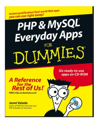 PHP & MySQL Everyday Apps For Dummies | A Comprehensive Guide to Developing Daily Web Applications - pzsku/Z7065DA53217B0FCEF023Z/45/1760732880/9700aca6-e611-443e-8059-e0467c77ee83