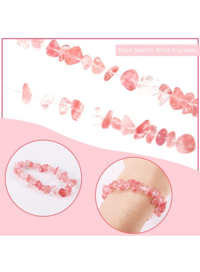 8-Piece Chakra Bracelet Set – Natural Gemstone Chip Bracelets for 7 Chakras, Unisex Healing Energy Jewelry, Fast Delivery, COD Available - Image 2