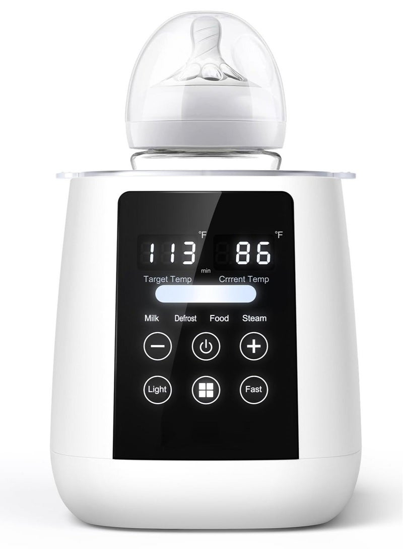 كابتن تيك سخان سريع لزجاجات الأطفال، تحكم دقيق في درجة حرارة حليب الثدي، تركيبة، ترموستات 48 ساعة، وظيفة الذوبان، ضوء ليلي، متوافق مع جميع الزجاجات - Image 1