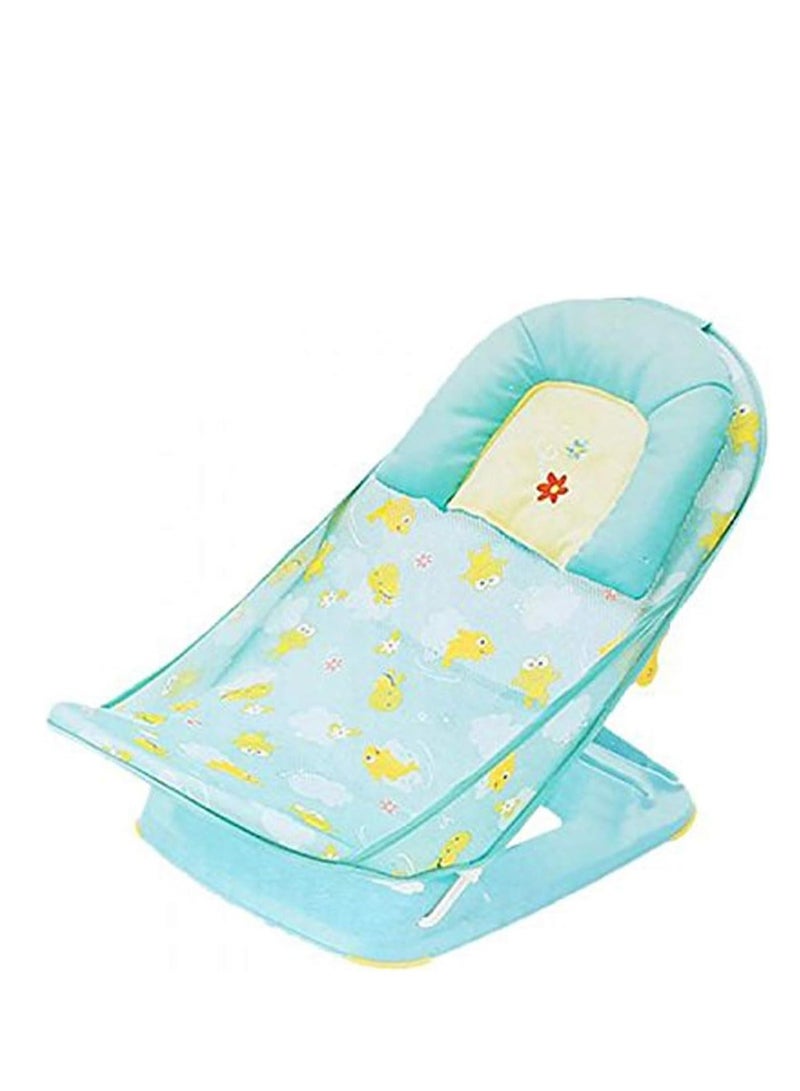 Raxoom Baby Infant Bathing SEAT Traning SEAT Baby Nursing Compact Delux Baby Bather with Removable Head Support Cushion Infant Bath Chair Todler The Bubbly Baby Bath (0 Month+) (Green) - Image 2