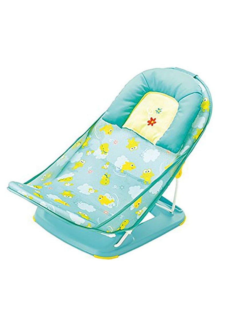 Raxoom Baby Infant Bathing SEAT Traning SEAT Baby Nursing Compact Delux Baby Bather with Removable Head Support Cushion Infant Bath Chair Todler The Bubbly Baby Bath (0 Month+) (Green) - Image 1