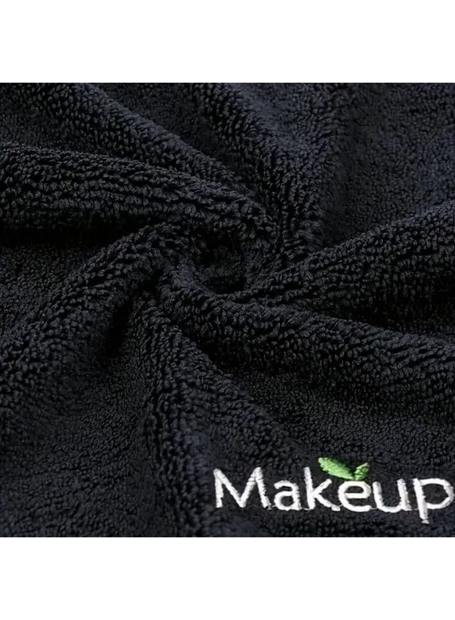 Grey Microfiber Makeup Remover Cloths 12pcs Soft Quick Dry Face Towels - Image 5