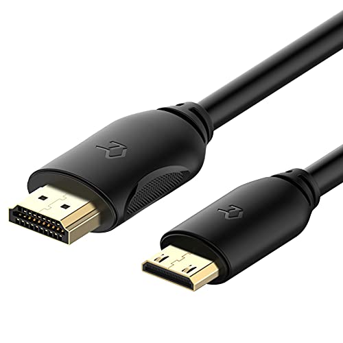 Rankie كابل رانكي ميني HDMI إلى HDMI، عالي السرعة يدعم الإيثرنت 3D وإرجاع الصوت (6 أقدام) - Image 1
