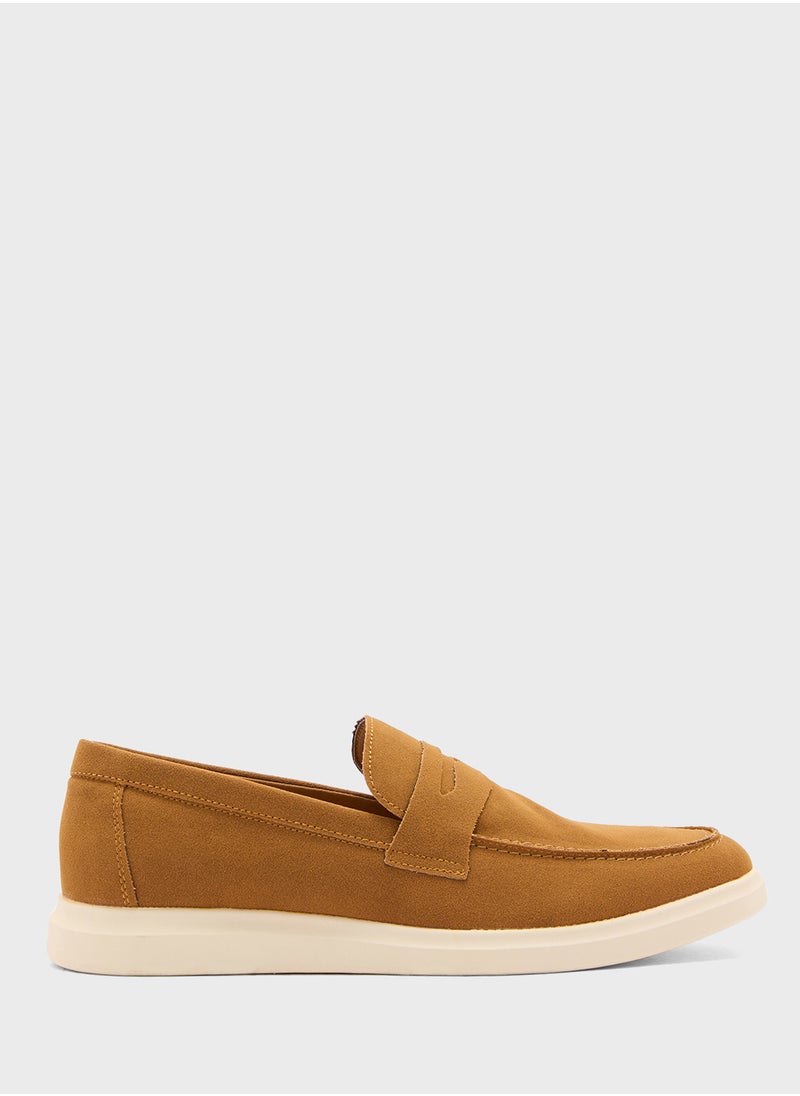Robert Wood Smart Casual Suede Slip Ons  - Image 1