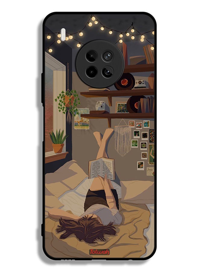 Tolwak Huawei Y9a Protective Case Cover Studying Art - Image 2