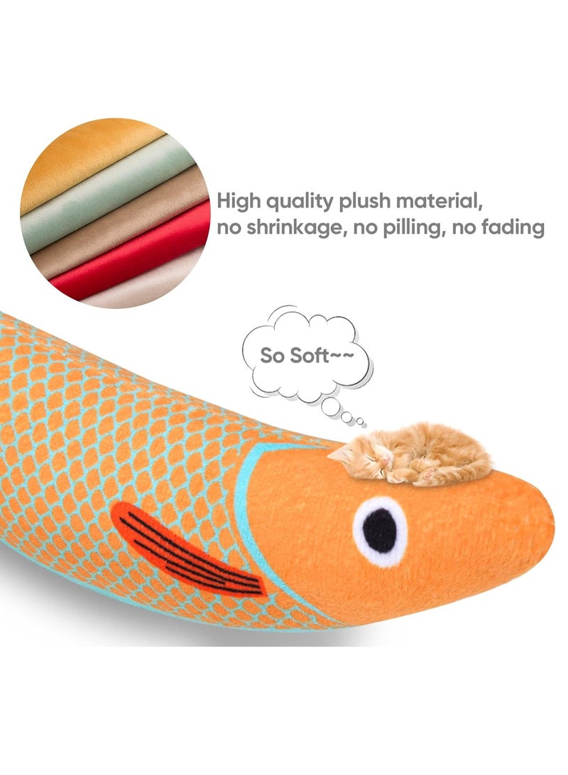 لعبة عشبة النعناع البري 3 قطع ألعاب مضغ القطط ألعاب عشبة النعناع البري المقاومة للعض مع جرس بالداخل لعبة تفاعلية على شكل قطة كرتونية - Image 2