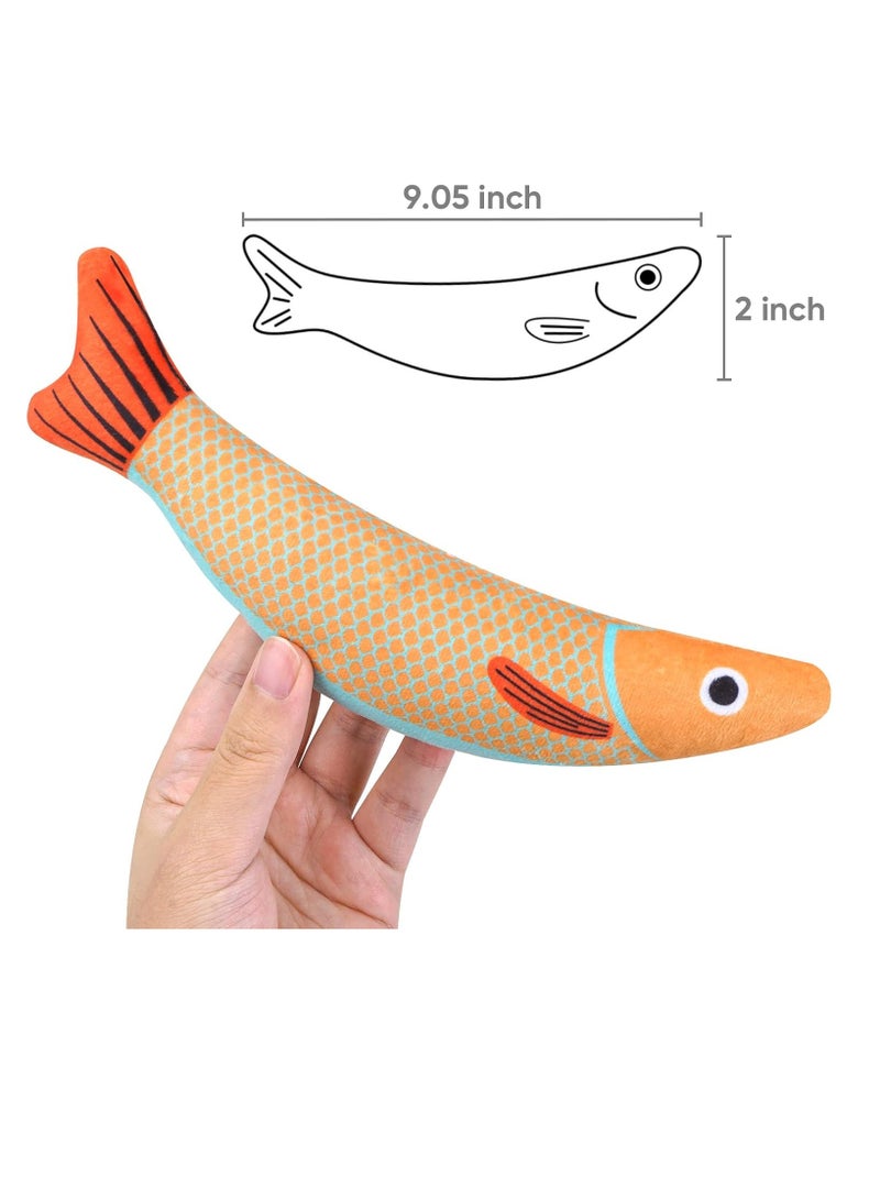 لعبة عشبة النعناع البري 3 قطع ألعاب مضغ القطط ألعاب عشبة النعناع البري المقاومة للعض مع جرس بالداخل لعبة تفاعلية على شكل قطة كرتونية - Image 3