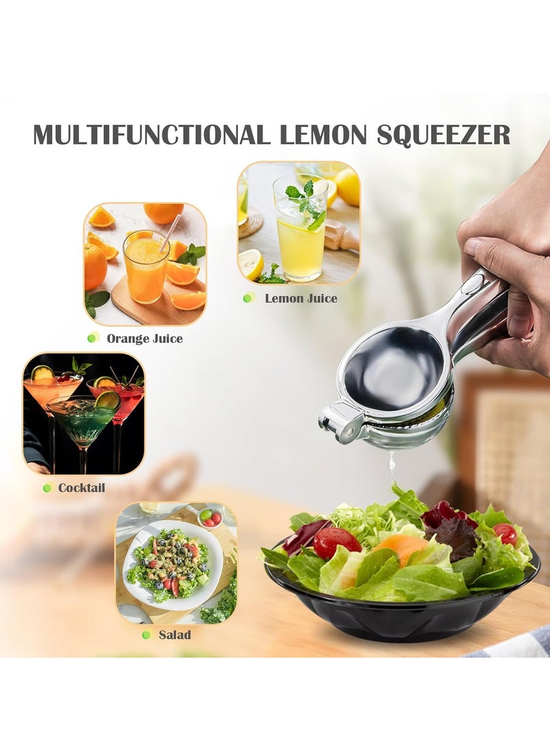 CMGTYYD Premium Lemon Juicer, Manual Lemon Juicer Heavy Duty, High Quality Metal Lemon Orange Orange Citrus Juicer , Ergonomic design and multi-functional juicer, easy to use and clean - corrosion resistant and dishwasher safe - Image 4