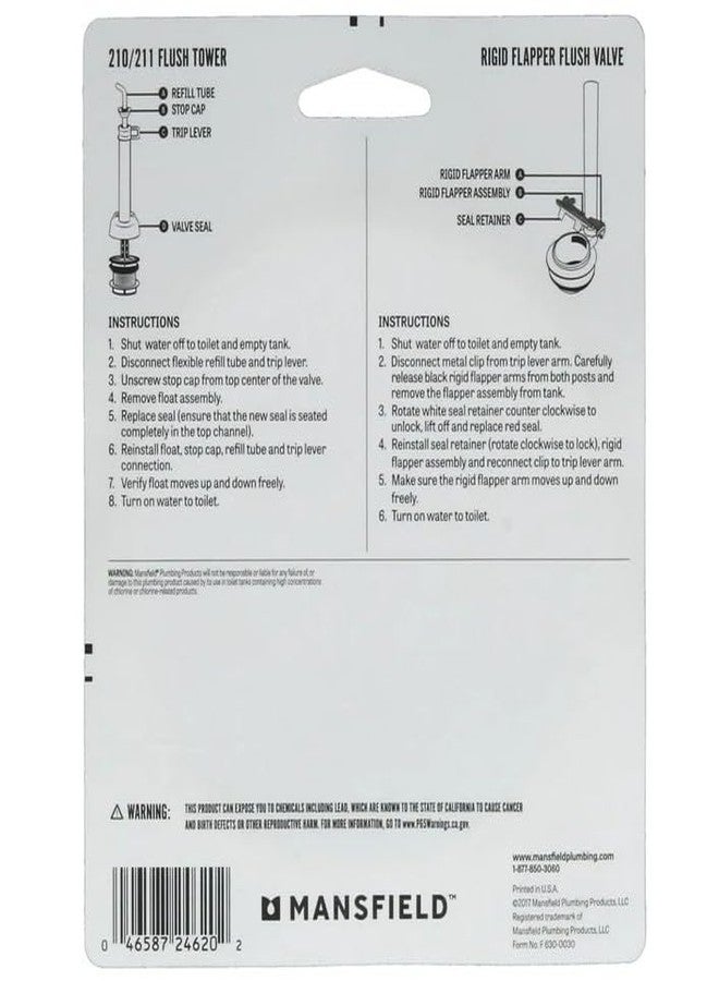 Mansfield Plumbing 630-0030 Flush Valve Seal Gasket for 210/211 - 3 PACK - Image 4