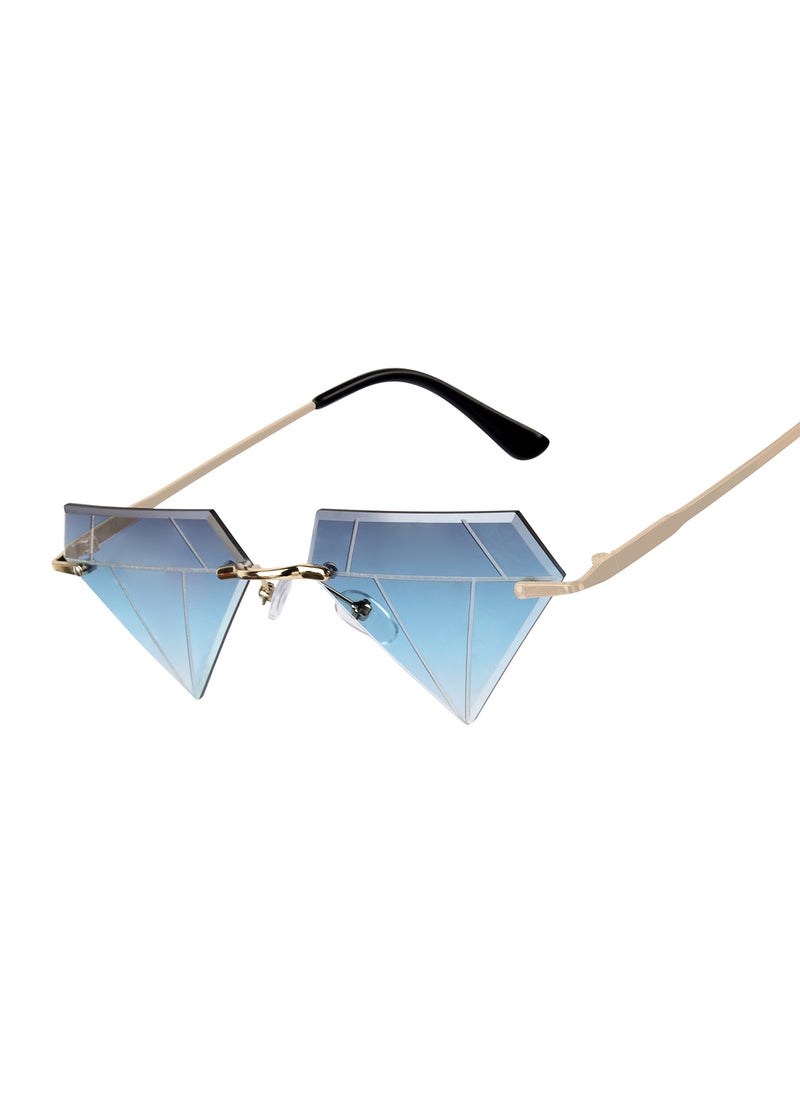 Woggles Red Pappy Solarae Blue Diamond Sunglasses  - Image 3