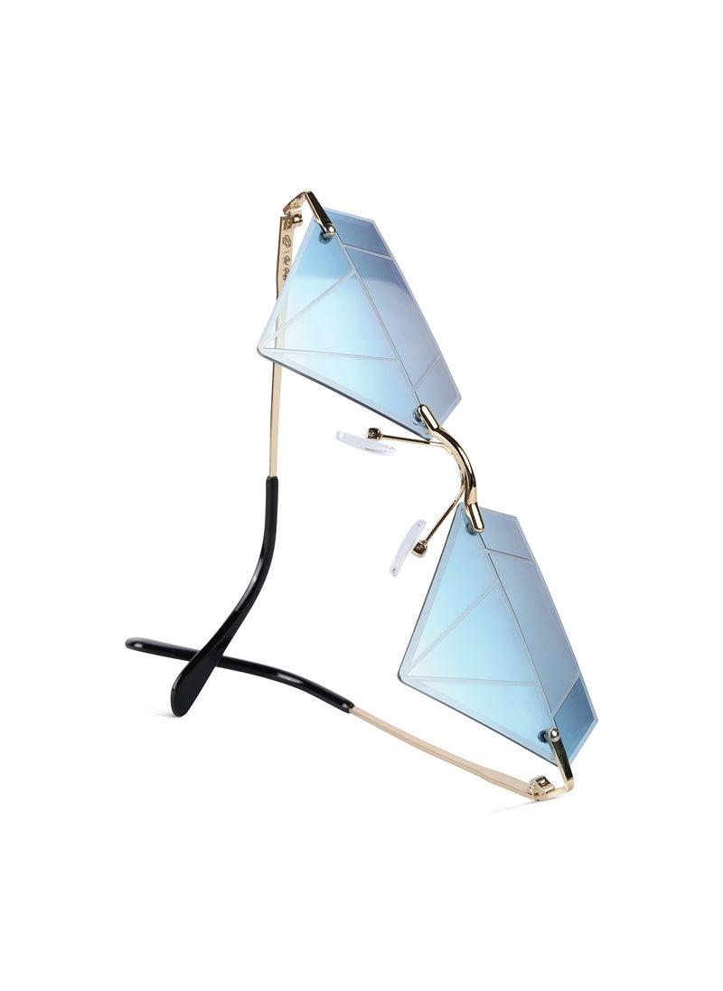 Woggles Red Pappy Solarae Blue Diamond Sunglasses  - Image 5