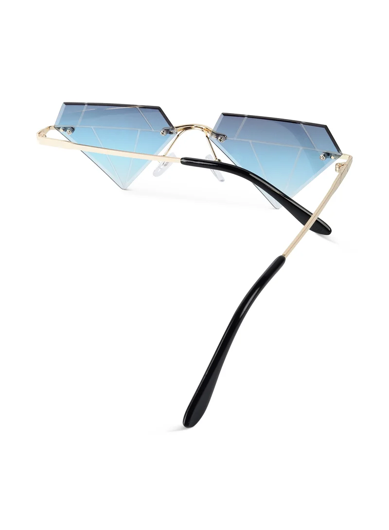 Woggles Red Pappy Solarae Blue Diamond Sunglasses
