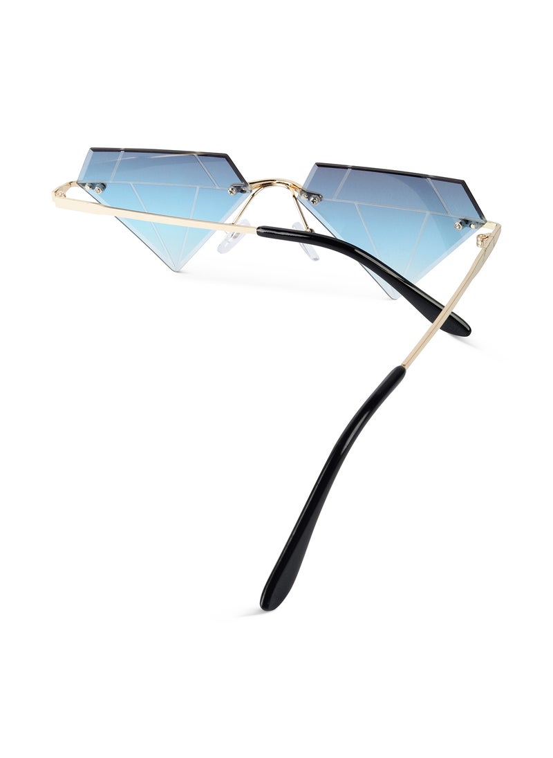 Woggles - Red Pappy Solarae Blue Diamond Sunglasses - Image 1