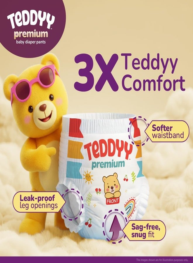 Teddyy Premium Baby Diaper L size, Pant Style | Large (9-14 kg), 32 Pants | Butter Soft Feel, Anti-Rash with Aloe Vera, 12 Hours Dryness Lock - Image 5
