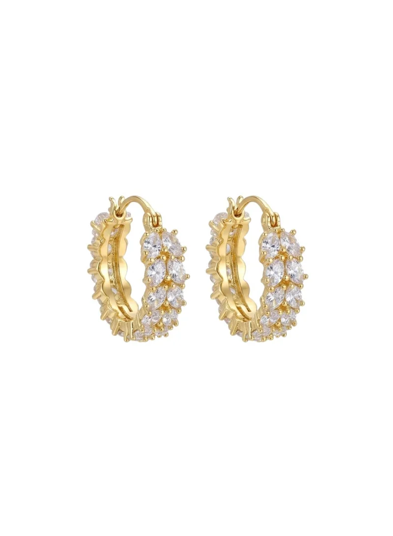 سوشا اليجانس Crystal Bloom Hoops