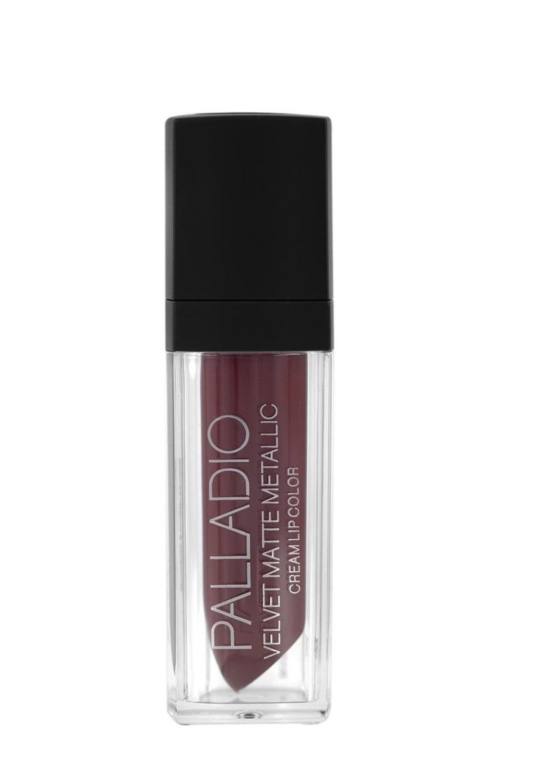 PALLADIO PALLADIO Velvet Matte Metallic Cream Lip Color/Lavish  - Image 1