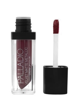 PALLADIO PALLADIO Velvet Matte Metallic Cream Lip Color/Lavish  - Image 2
