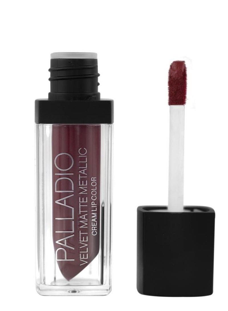 PALLADIO PALLADIO Velvet Matte Metallic Cream Lip Color/Lavish  - Image 2