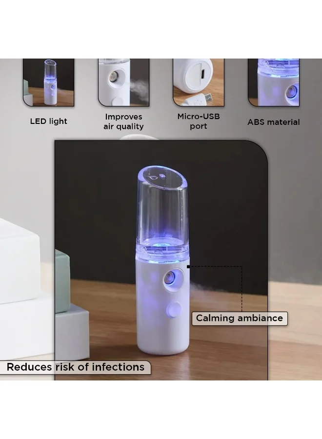 Home Box Nova Mini Mist Humidifier Spray With 7 - Colour Led Light - 25 Ml