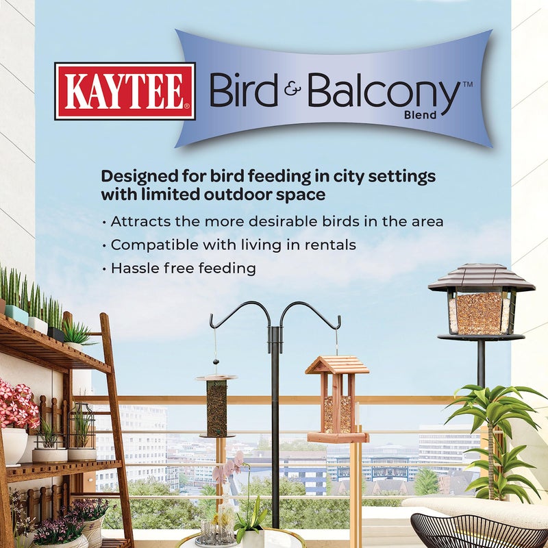 Kaytee Bird & Balcony Wild Bird Food No Mess Seed Blend for City Dwelling Birds Like Finches, Sparrows, Mourning Doves and More, 5 lb - Image 5