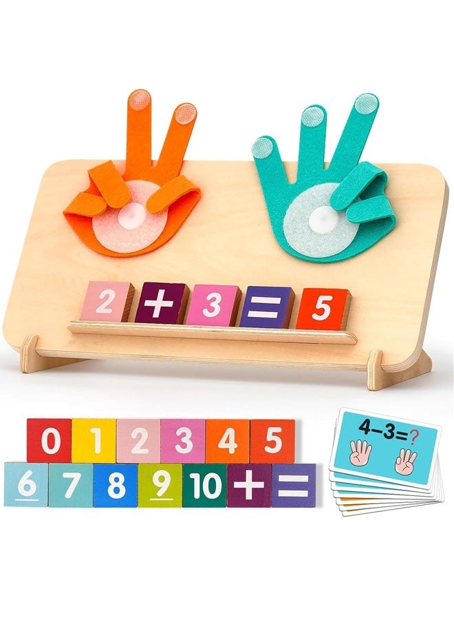 Beauenty Kids Math Manipulatives Homeschool Supplies, Preschool Learning Toys for Toddlers 2-4 Years, Math Game Number Blocks Montessori Toys for 3 4 5 Year Old Boys Girls Preschool Kindergarten - Image 1