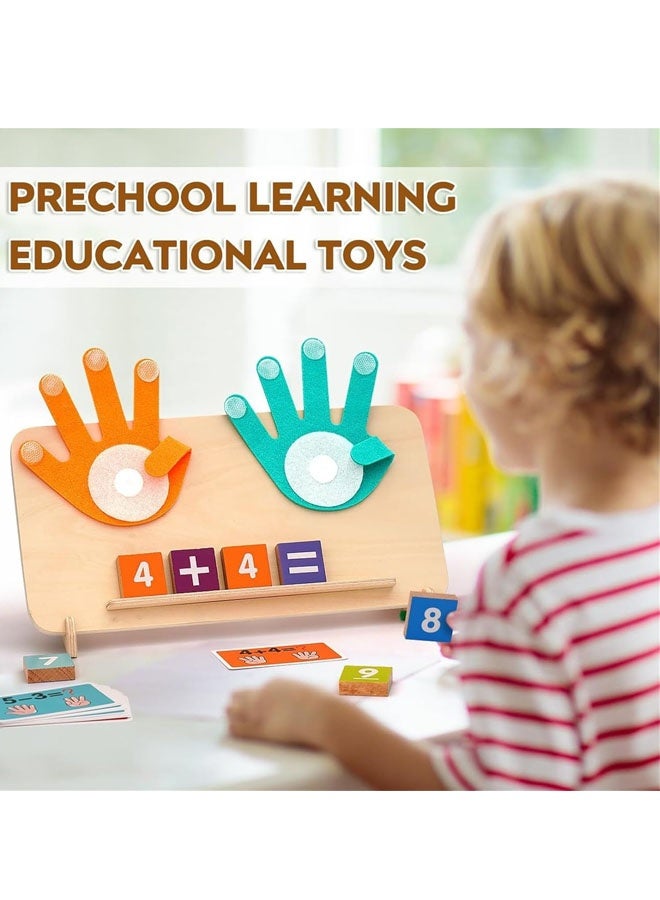 Beauenty Kids Math Manipulatives Homeschool Supplies, Preschool Learning Toys for Toddlers 2-4 Years, Math Game Number Blocks Montessori Toys for 3 4 5 Year Old Boys Girls Preschool Kindergarten - Image 2