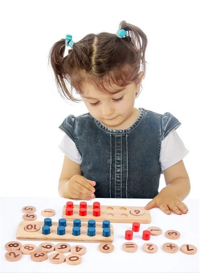سمونيو لعبة لوحة العد الخشبية، أدوات تعليمية مكونة من عشرة صفوف - ألعاب تعليمية وحسابية - Image 4