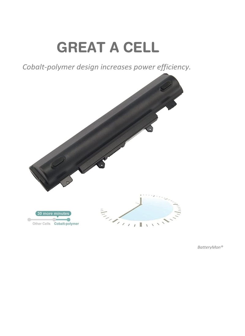 Generic - New AL14A32 Laptop Battery Replacement for Acer Aspire E1-571 E5-571 E5-411 E5-421 E5-511 E5-521 V3-472 V3-572 E14 E15 Touch Extensa 2509 2510 - Image 1