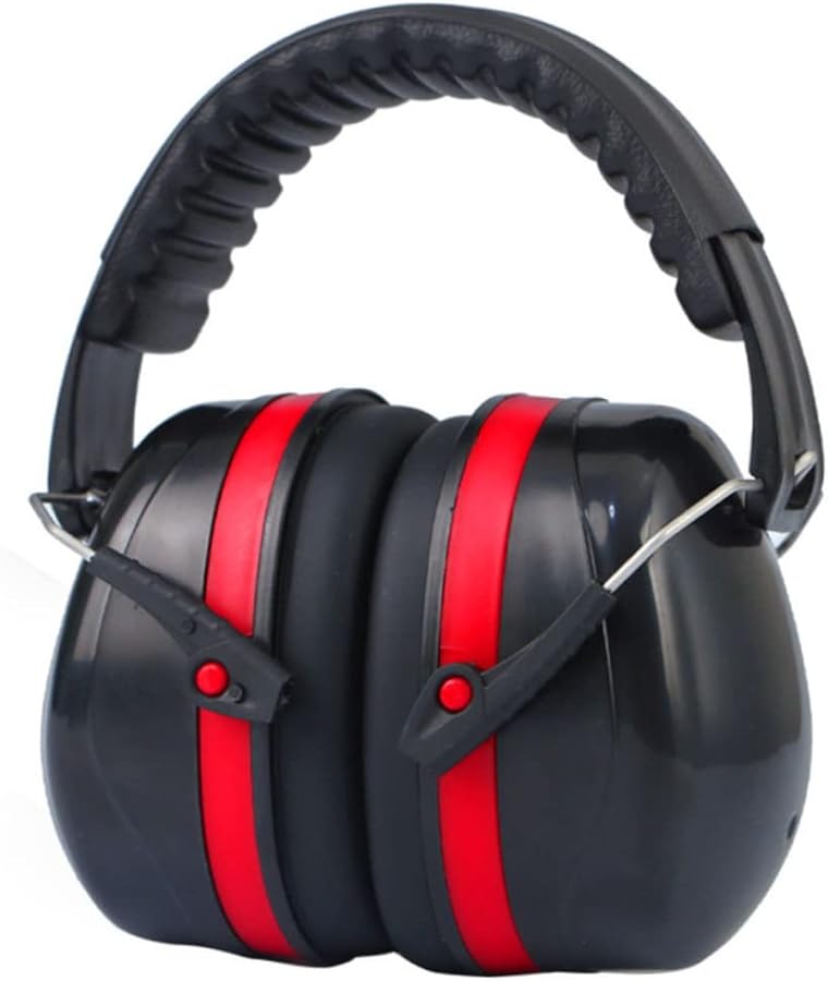 Jofuny Noise Cancelling Headphones For Drummers Protective Earmuffs With Dense Sponge Black - Image 2