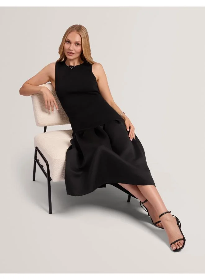 Ted Baker  Woven Mix Midi Dress for Women | Best Price UAE