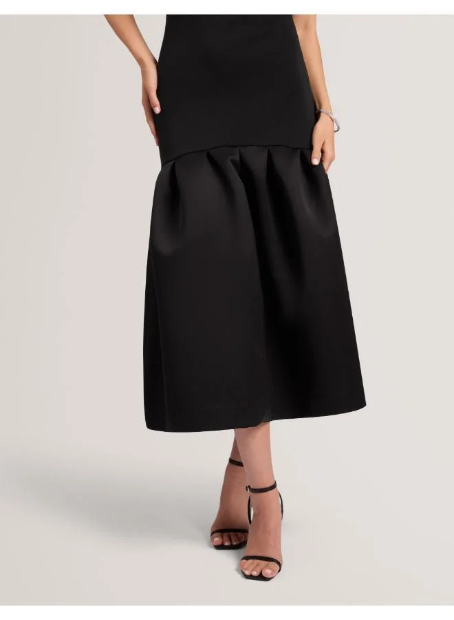 Ted Baker  Woven Mix Midi Dress for Women | Best Price UAE