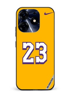 Protective Case Cover For Tecno Spark 10 Pro Number 23 Design Multicolour