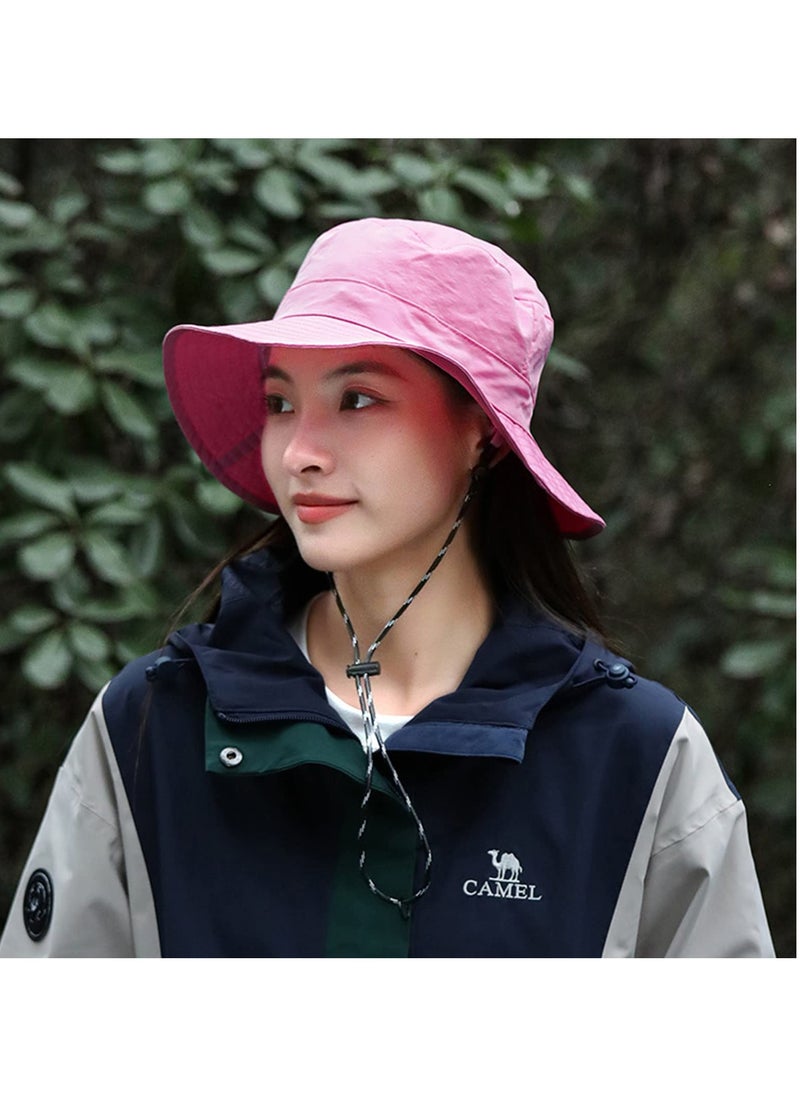 Bonita Wide Brim Bucket Hat Sun Hat Sunshade Cotton Hat For Men And Women Waterproof Travel Friendly Fishing Gardening Beach Hat  - Image 3