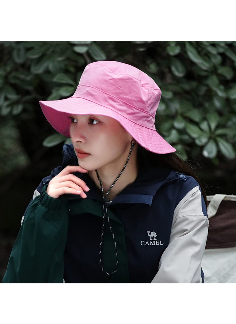 Bonita Wide Brim Bucket Hat Sun Hat Sunshade Cotton Hat For Men And Women Waterproof Travel Friendly Fishing Gardening Beach Hat  - Image 4