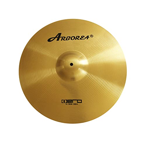 Arborea Cymbal Crash Cymbal Hero Brilliant Finish Bright Sound 16 inch Drum Cymbal For Practice (16"Crash） - Image 1