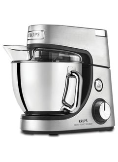 Krups KA631D Stand Mixer Master Perfect Gourmet 1100 Watts 8 Speeds 4.6L Stainless Steel Bowl 5 Accessories: Baking Set, Flex-Bowl, Shredding Unit Brushed Stainless Steel