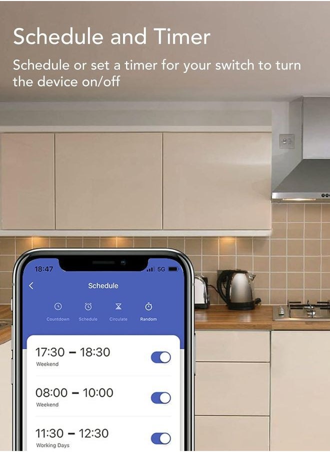 Nooie - 13A WiFi Smart Plug with Alexa and Google Home, Alexa Smart Plug with Voice Control, Alexa Plug Remote Control Timer, 2.4 GHz Wi-Fi Only(4 Packs) - Image 1
