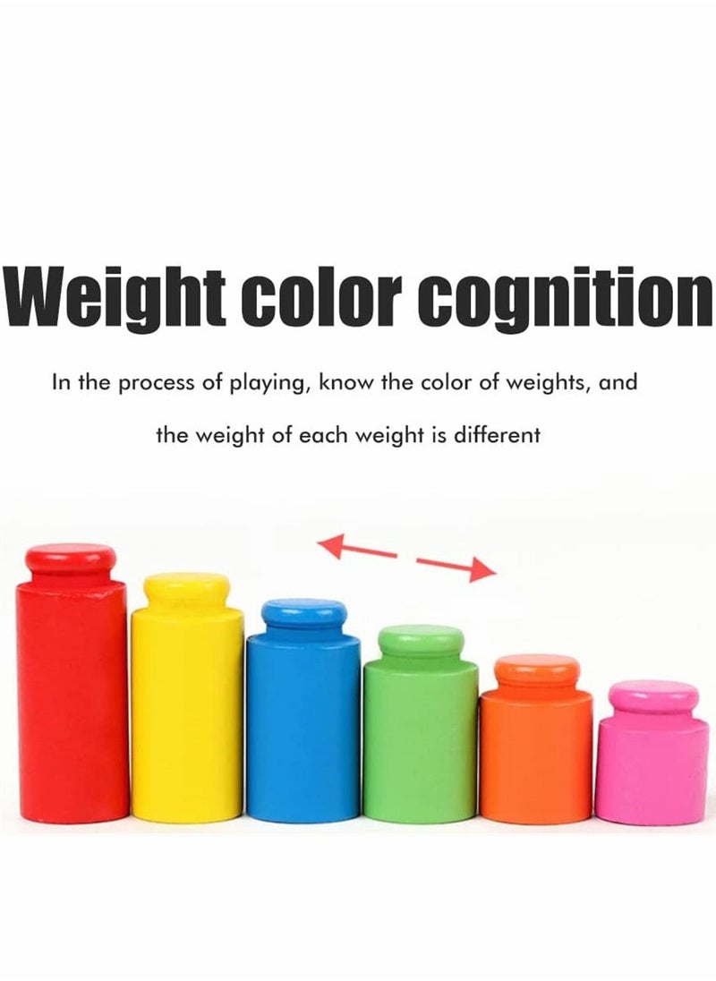 Balance Scale for Kids, Balance Toy Scale Weights and Measures Balancing Scale Weighing Balance Toys Weight Balance Scale Educational Preschool for Lab School Teaching Aids Materials