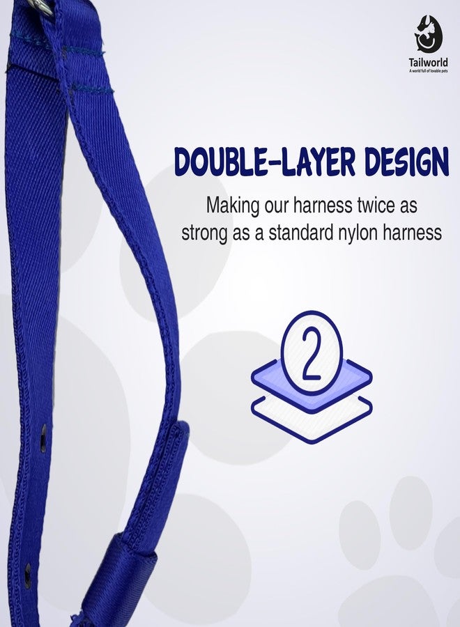 Tailworld Dog Harness | Soft Nylon Harness | Adjustable and Highly Durable Material| Medium and Large All Breeds for Dogs| Easy Control Dog Chest Belt| No More Pulling Or Choking - Image 2