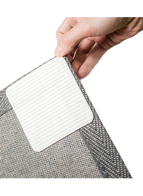 Rug Pad Gripper, Non Slip Washable Grippers for Rug, “Vacuum TECH” - New Materials to Anti Curling Pads : Keep Your in Place & Make Corner Flat and Easily Peel Off