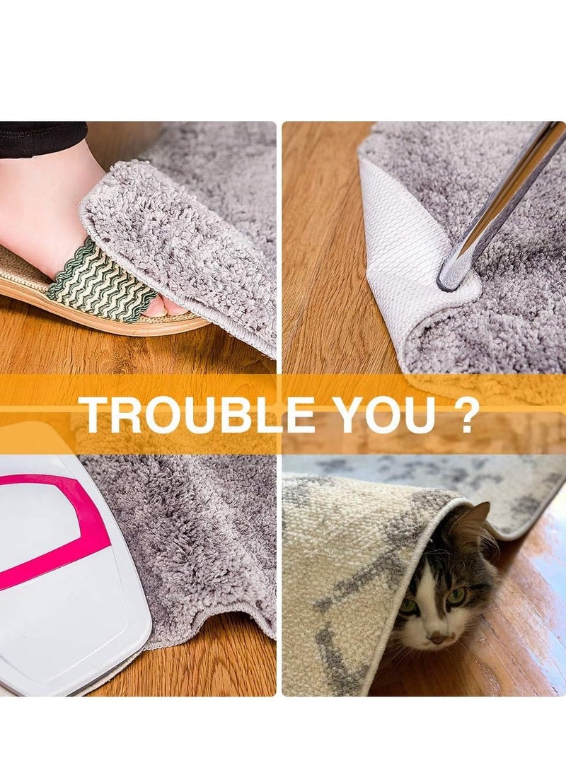 Bukela - Rug Pad Gripper, Non Slip Washable Grippers for Rug, “Vacuum TECH” - New Materials to Anti Curling Pads : Keep Your in Place & Make Corner Flat and Easily Peel Off - Image 1