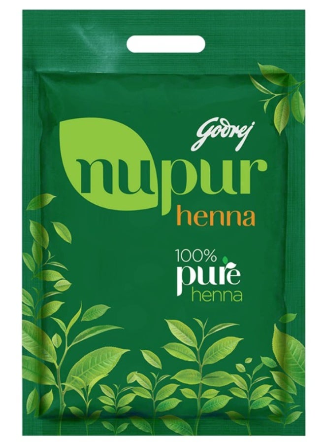 Godrej Nupur 100% Pure Henna Powder for Hair Colour & Conditioning | Natural Herbal Mehndi for Hair, Hands & Feet | 200g - Image 5