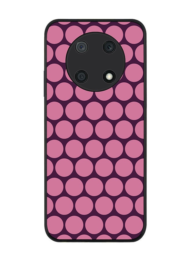 Stylizedd Rugged Black edge case for Huawei nova Y90 Slim fit Soft Case Flexible Rubber Edges Anti Drop TPU Gel Thin Cover - Purple Honeycombs - Image 1