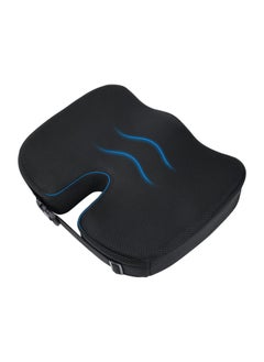 Generic Memory Foam Seat Cushion, Adjustable Non-Slip Coccyx Cushion Pain Relief Cushion for Office Chair, Wheelchair, Car Seat, Gaming And Computer Chairs  - Image 1